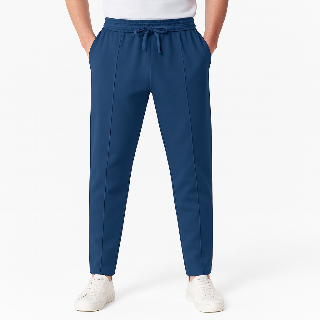 Pantalon homme décontracté à ceinture élastique, neuf coloris