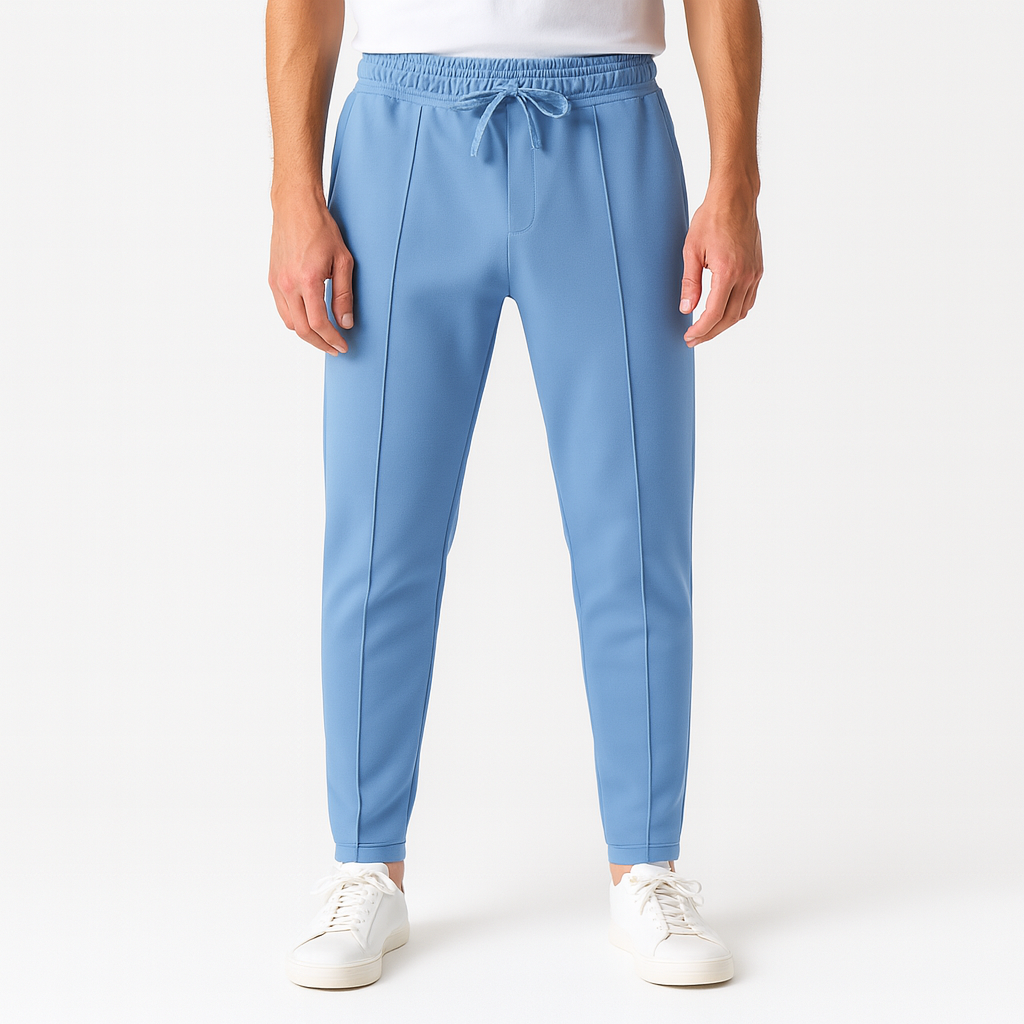 Pantalon homme décontracté à ceinture élastique, neuf coloris