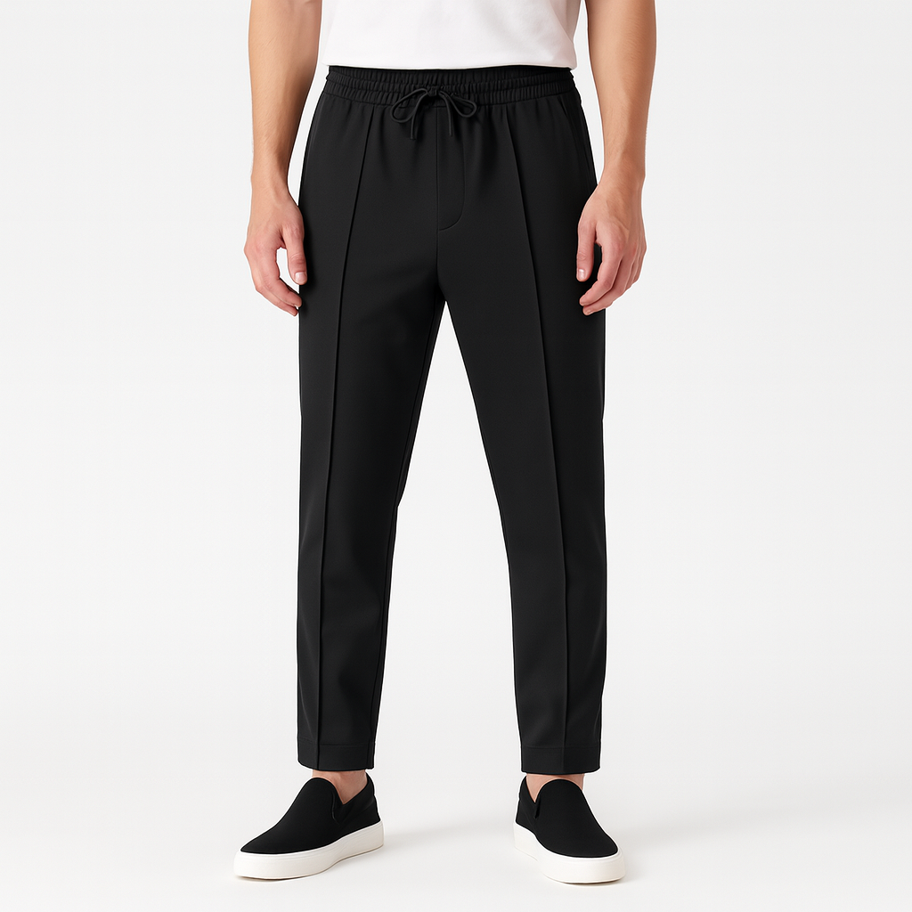 Pantalon homme décontracté à ceinture élastique, neuf coloris