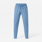 Pantalon homme décontracté à ceinture élastique, neuf coloris, bleu clair