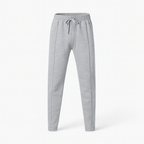 Pantalon homme décontracté à ceinture élastique, neuf coloris, gris clair
