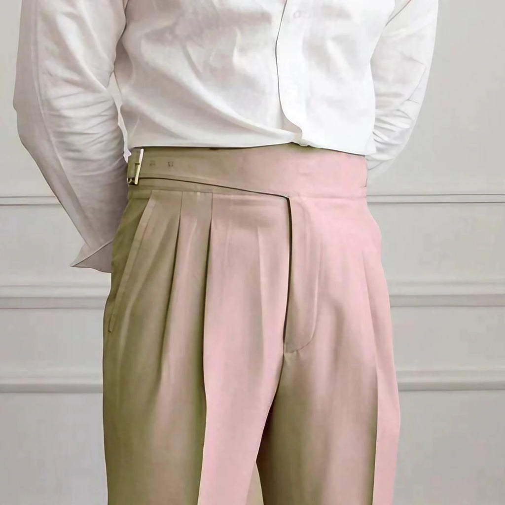 Pantalon habillé homme pour le bureau, quatre coloris, du 28 au 40, kaki