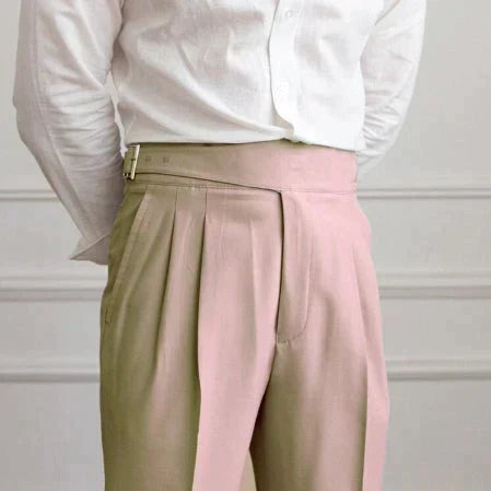 Pantalon habillé homme pour le bureau, quatre coloris, du 28 au 40, kaki