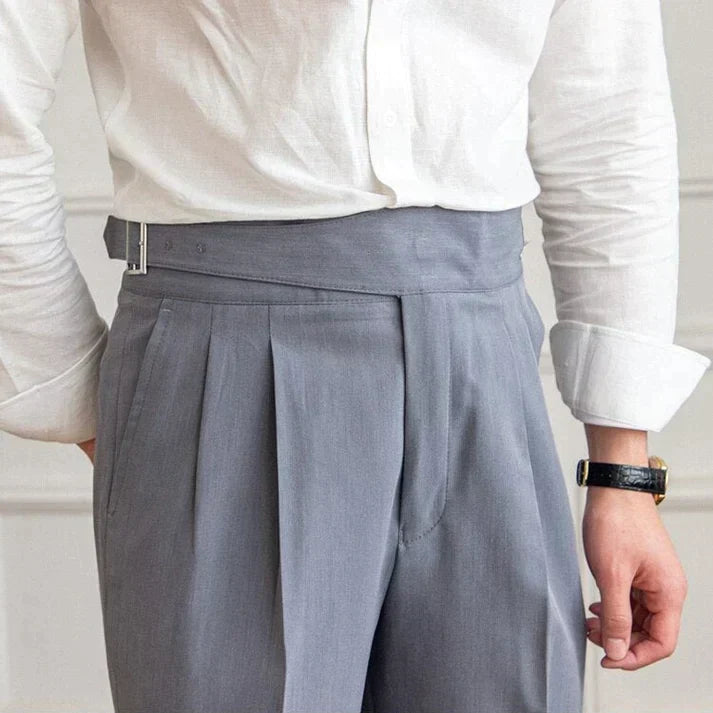 Pantalon habillé homme pour le bureau, quatre coloris, du 28 au 40, gris pierre