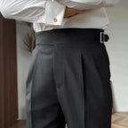 Pantalon habillé homme pour le bureau, quatre coloris, du 28 au 40, noir