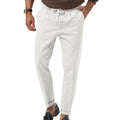 Pantalon homme jambe droite taille haute, huit coloris
