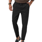 Pantalon homme jambe droite taille haute, huit coloris