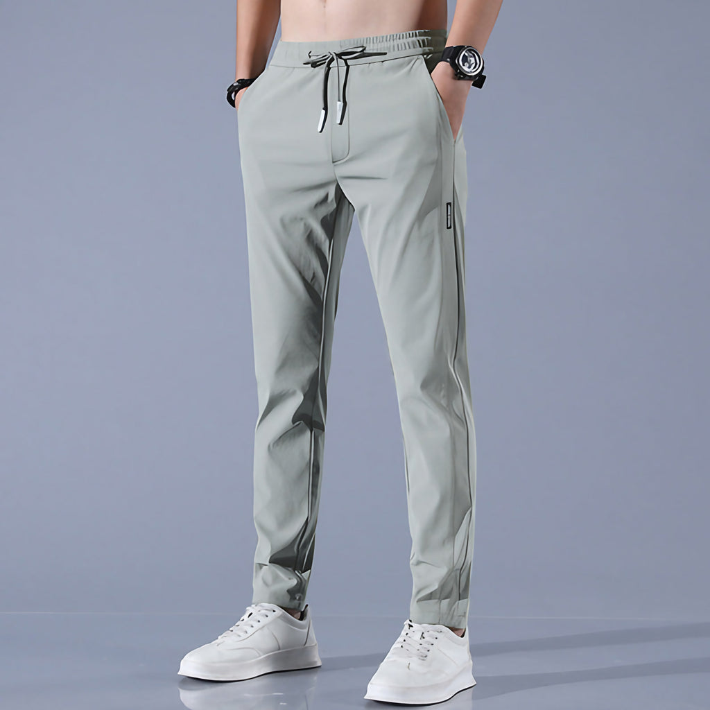 Pantalon de golf homme extensible et léger, cinq coloris, vert