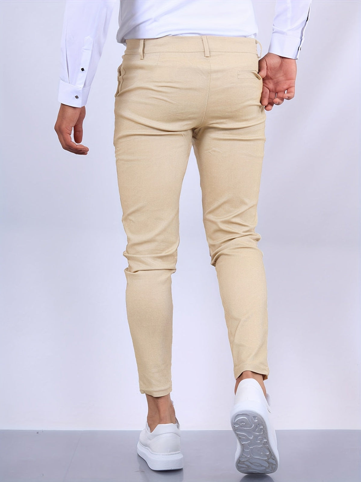 Pantalon de ville homme coupe slim, sept coloris, du XS au 3XL