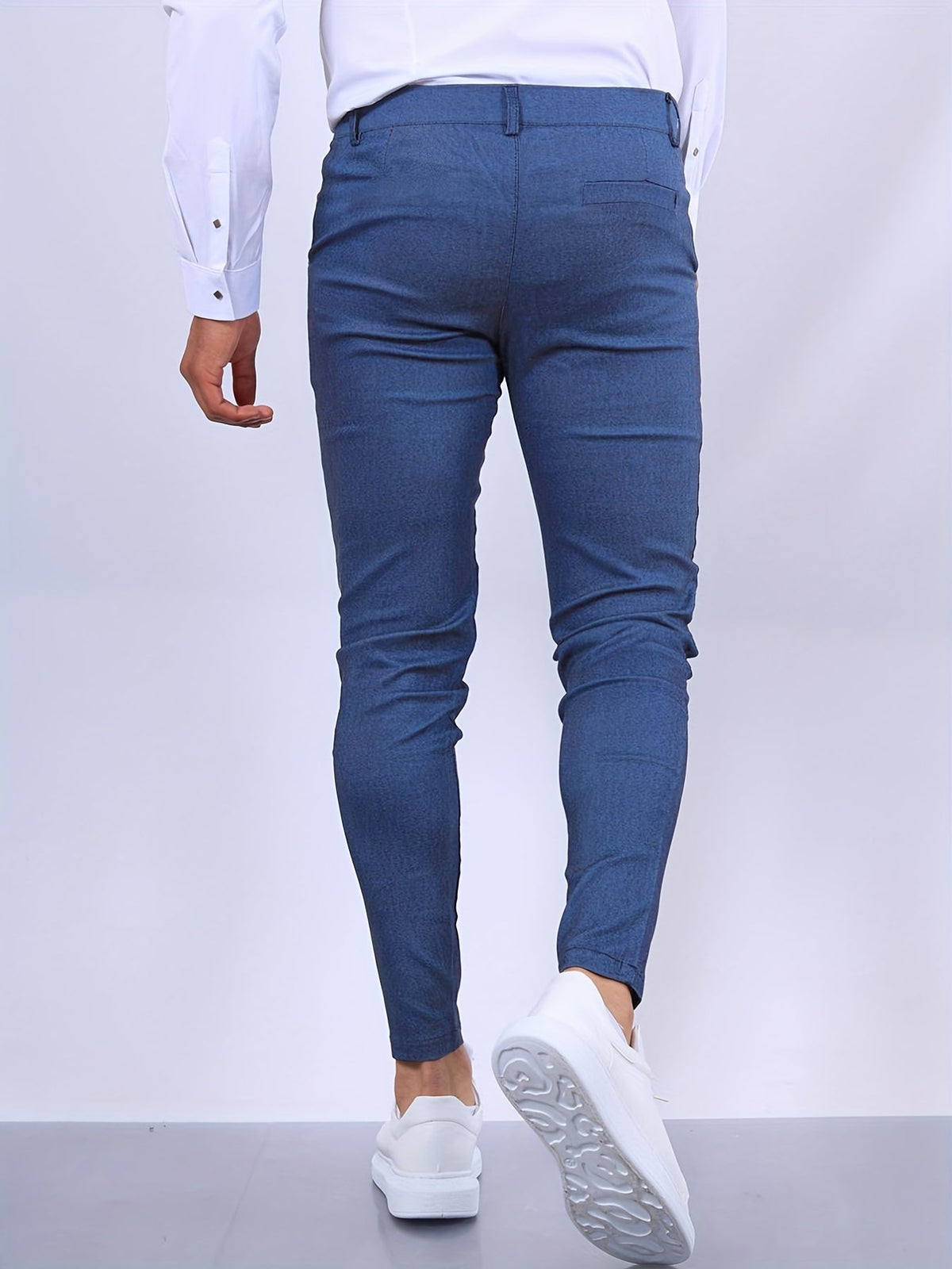 Pantalon de ville homme coupe slim, sept coloris, du XS au 3XL