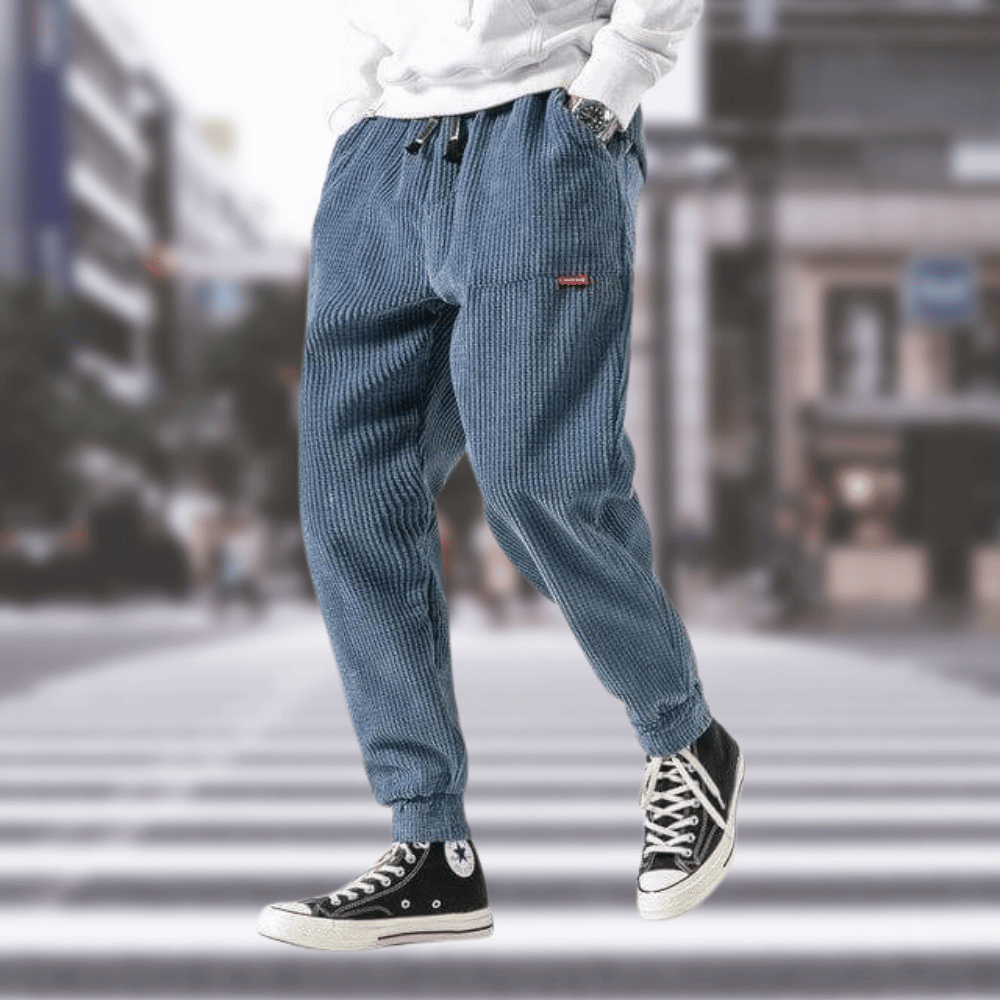 Pantalon homme en velours côtelé, du M au 5XL