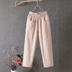 Pantalon large femme, six coloris, du M au 4XL, kaki