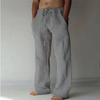 Pantalon homme léger pour l'été, sept coloris, du S au 5XL, gris