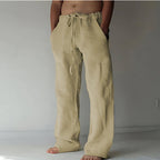 Pantalon homme léger pour l'été, sept coloris, du S au 5XL, kaki