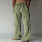 Pantalon homme léger pour l'été, sept coloris, du S au 5XL, vert