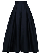 Pantalon large plissé femme taille haute, polyester mélangé