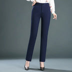 Pantalon tailleur femme, noir, bleu marine ou camel, du 26 au 38, bleu marine