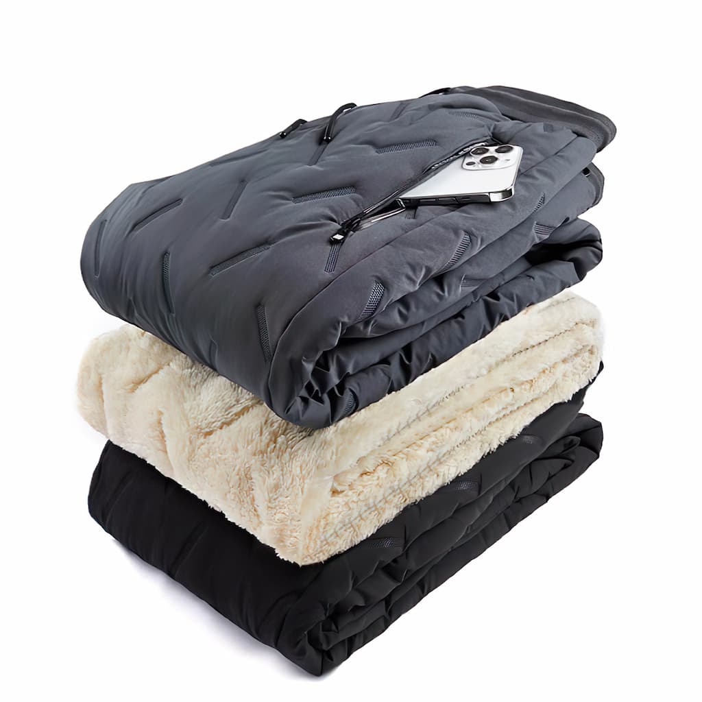 Pantalon thermique femme doublé sherpa, tissu imperméable