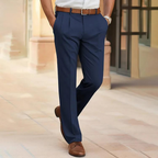 Pantalon habillé homme coupe nette, cinq coloris, du S au 3XL