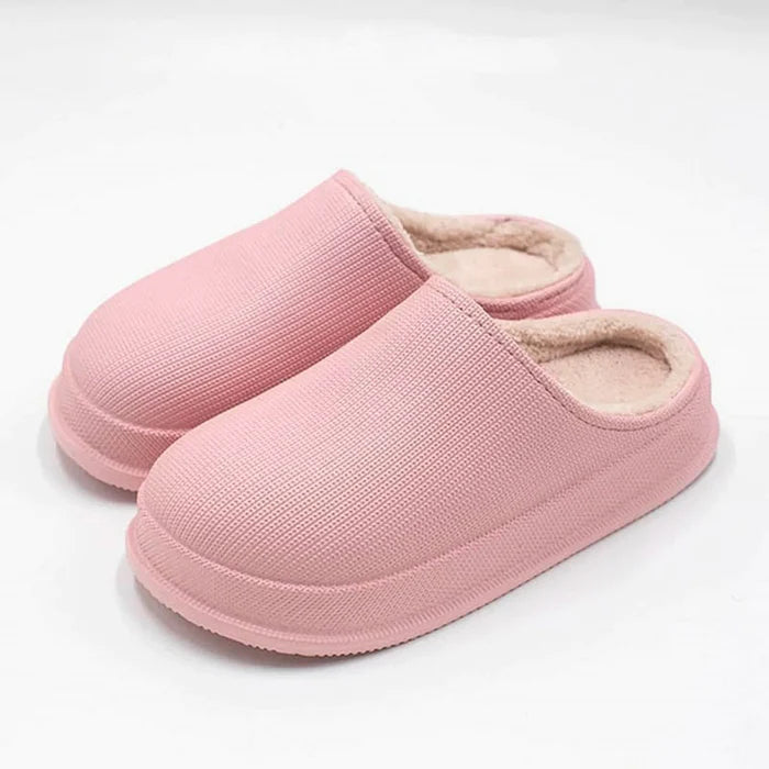 Pantoufles en EVA à semelle épaisse de 4,5 cm, antidérapantes, rose