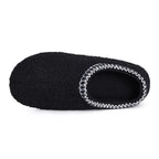 Chaussons mocassins bouclés femme, doublure fausse fourrure