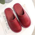 Pantoufles femme légères à inserts souples, six coloris, rouge foncé