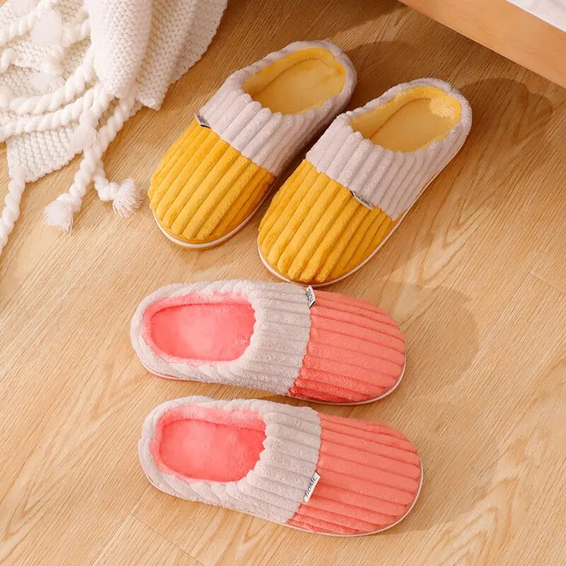 Chaussons femme chauds pour l'hiver, trois coloris, du 36 au 41