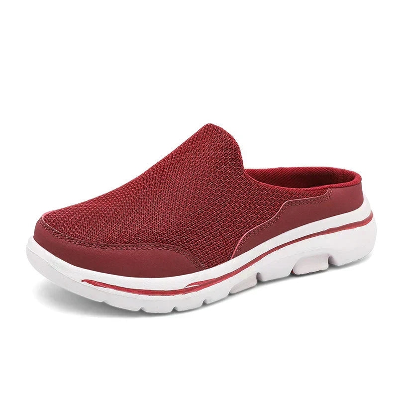 Pantoufles homme à doublure douce, quatre coloris, du 36 au 45, rouge