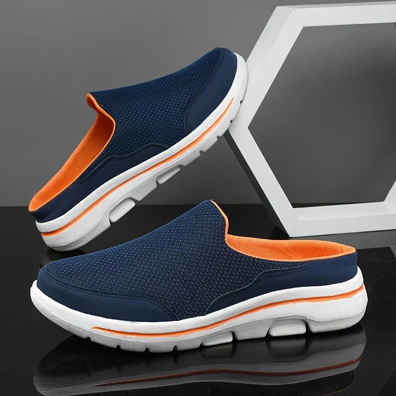 Pantoufles homme à doublure douce, quatre coloris, du 36 au 45, bleu