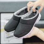 Chaussons mixtes en peluche, semelle antidérapante, du 36 au 48, gris