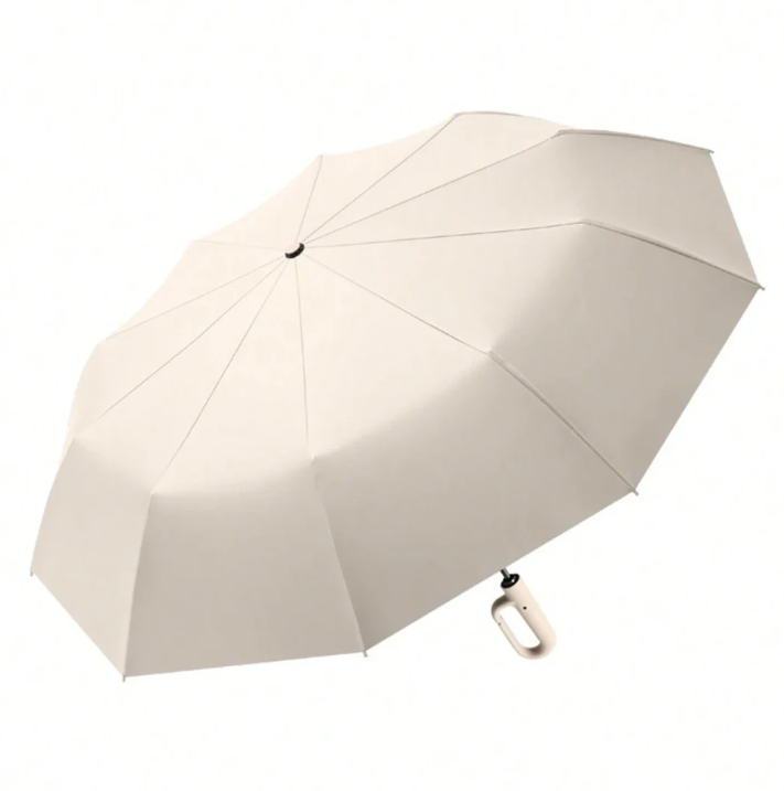Parapluie anti-tempête à bord réfléchissant, format compact