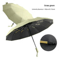 Parapluie anti-UV résistant au vent, huit coloris, vert clair