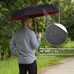 Parapluie anti-vent pliant et compact, cinq coloris