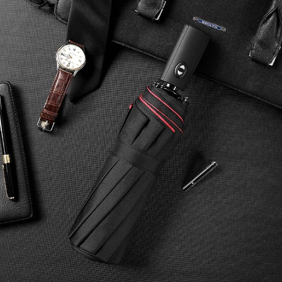 Parapluie anti-vent pliant et compact, cinq coloris