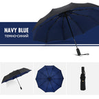 Parapluie anti-vent pliant et compact, cinq coloris