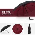 Parapluie anti-vent pliant et compact, cinq coloris