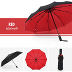 Parapluie anti-vent pliant et compact, cinq coloris
