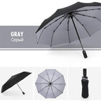 Parapluie anti-vent pliant et compact, cinq coloris