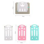 Parc bébé modulable pliable, de 10 à 24 panneaux, avec tapis