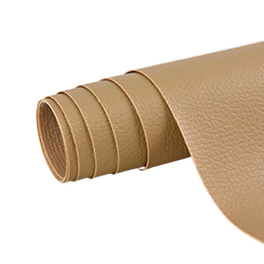 Patch adhésif de réparation pour cuir, 135 x 50 cm, neuf coloris, kaki
