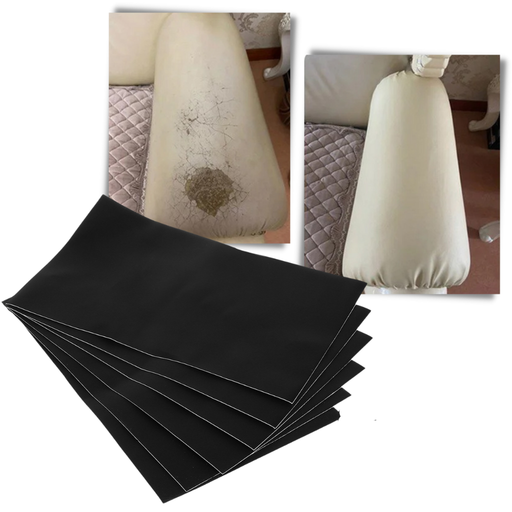 Patch adhésif de réparation pour cuir, 135 x 50 cm, neuf coloris