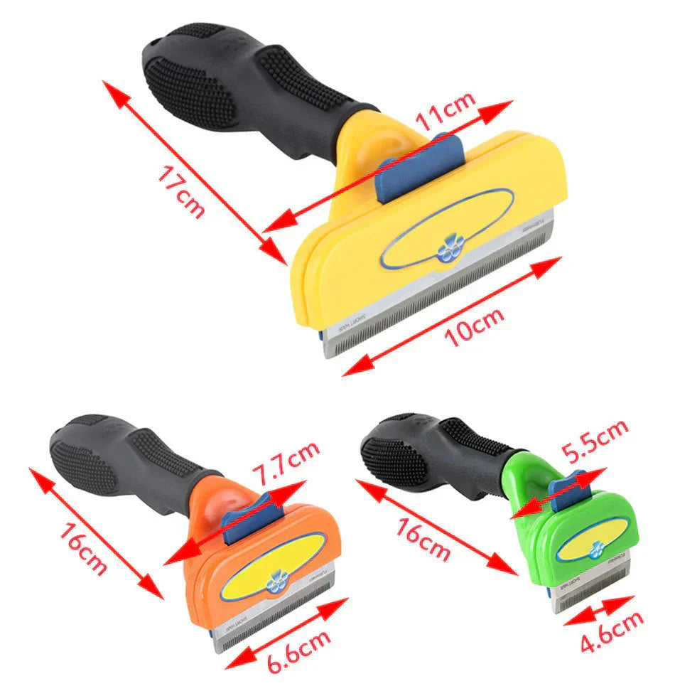 Peigne anti-puces pour chien et chat, dents arrondies