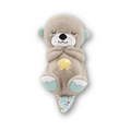 Peluche bébé qui respire, sons et lumières réglables, quatre animaux