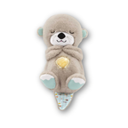 Peluche bébé qui respire, sons et lumières réglables, quatre animaux