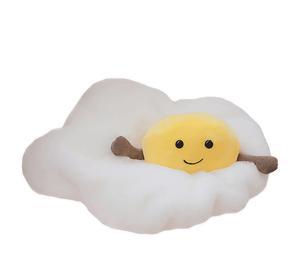 Peluche en forme de pain, croissant, baguette, bretzel ou œuf