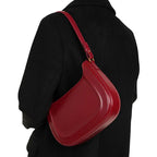 Petit sac à main carré femme, anse courte et sangle longue