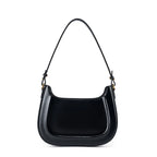 Petit sac à main carré femme, anse courte et sangle longue