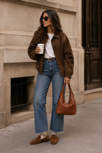 Petit sac porté épaule femme, forme arrondie, similicuir retourné