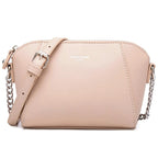 Petit sac femme à bandoulière à maillons ajustable, neuf coloris, rose