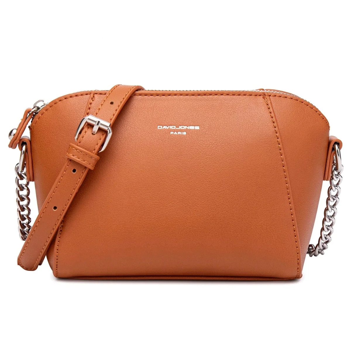 Petit sac femme à bandoulière à maillons ajustable, neuf coloris, marron